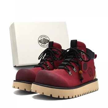 Жіночі туфлі Palladium Merard Boots V4 Red Wine/Black 40 Вишневий 79696-002-M