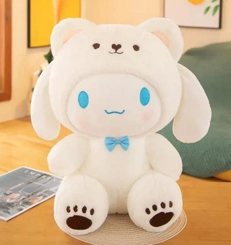 Мягкая игрушка Синаморол Хелоу Кити Cinnamoroll Hello Kitty Sanrio 35 см