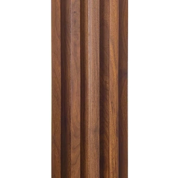 Декоративная рейка на стену Sticker Wall SW-00001536 3000х160х23 мм Каштан (Niz17063)