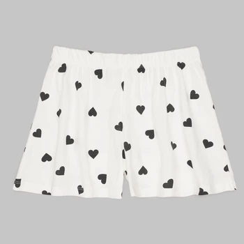 Шорты для сна H&M 134 140см белый сердечки 26091034307