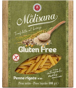 Макароны La Molisana Penne Rigate №20 Gluten Free 400 г (8004690470039)