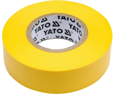 Taśma elektroizolacyjna Yato YT-81654 19 mm x 20 m x 0.13 mm Żółta (906083861543)