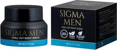 Сироватка для обличчя для чоловіків Sigma Men Chill Out Night омолоджувальна 50 мл (5906770232052)