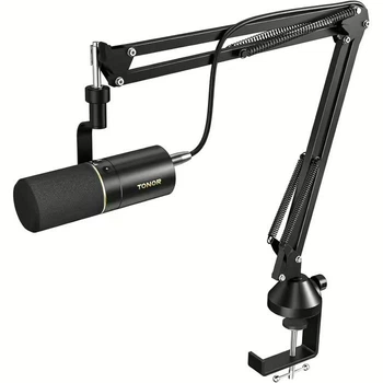 Студийный динамический USB/XLR микрофон TONOR TD510+ с настольным креплением Б/у