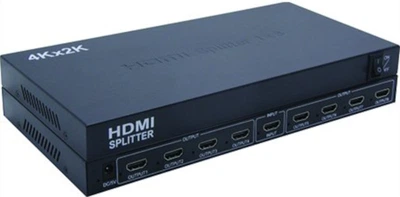 Сплітер ExtraDigital HDMI - 8 x HDMI 4K 30Гц Black (9990000912711)