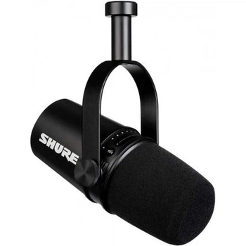 Студийный динамический микрофон Shure MV7 XLR/USB черный Б/у