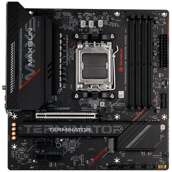 Материнська плата Maxsun MS-Terminator B850M DARK WIFI (sAM5, AMD B850, PCI-Ex16)