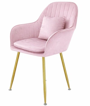 Стілець у скандинавському стилі з м’якою оббивкою DSF-316 Pink