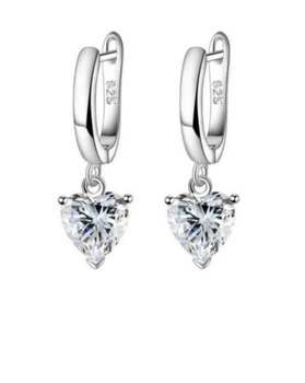 Сережки срібло 925 . Прикрашені каменемSwarovski 8234