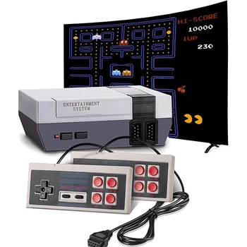 Ретро консоль Game Retro 620 портативная игровая приставка с двумя джойстиками подключение к телевизору
