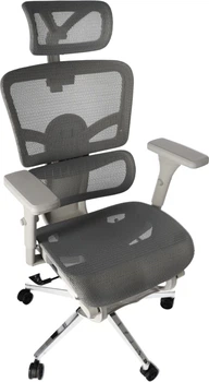 Офісне крісло Hedo ергономічне регульоване з сітки Сіре 99715 (5904041162220)