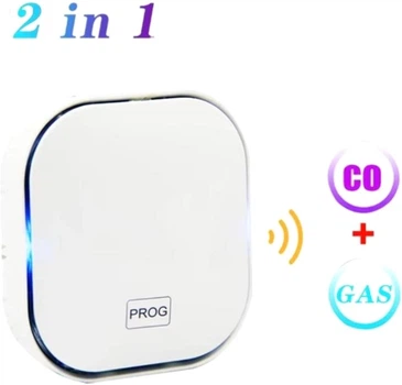 Умный WiFi детектор 2 в 1 утечке природного и углекислого газа (2000220285247)
