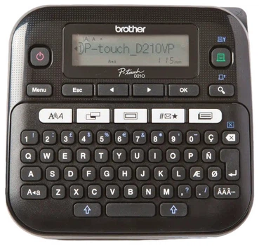 Принтер етикеток Brother PT-D210VP (PTD210VPYJ1)