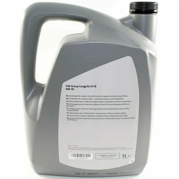 Моторное масло VAG LongLife III FE 0W-30 5л (GS55545M4)