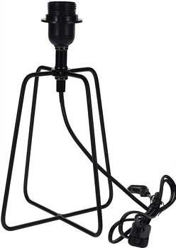 Lampa stołowa AM63 569043 metalowa 21 cm Czarna (8719987224737)