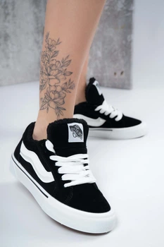Кеды женские Fashion черные зимние на меху 346875_41 (26 см)