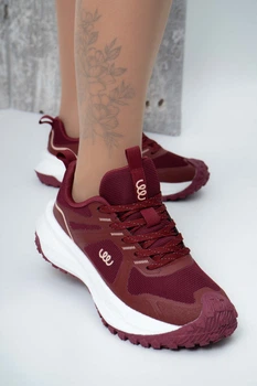 Кроссовки женские Where Uwear бордовые демисезонные 346950_40 (25.5 см)
