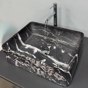 Умывальник (раковина) VBI ASTI M BLACK ONYX накладной