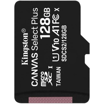 Карта пам'яті MicroSDXC 128GB UHS-I 10 Kingston Canvas Select Plus R100MB/s (SDCS2/128GBSP)