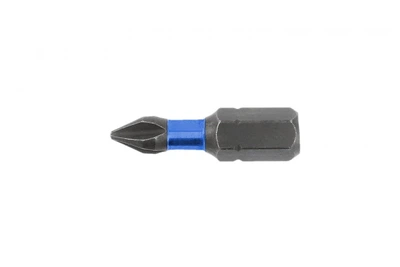 Ударные биты PH2 25мм из стали S2 набор 5шт короткие Hogert (HT1S122)