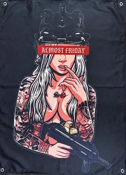 Баннер Almost Friday 900х600 мм
