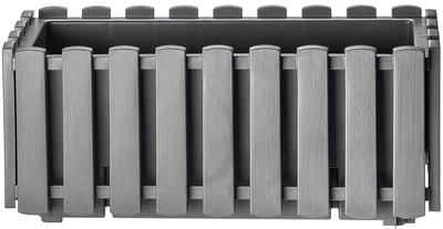 Skrzynia balkonowa Kadax Glifada 38 x 18 x 16.5 cm Szara (K8030)