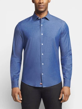 Рубашка джинсовая мужская Tommy Hilfiger 547856016 2XL Синяя (1159849670)