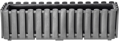 Skrzynia balkonowa Kadax Glifada 58 x 18 x 16.5 cm Szara (5903699473221)