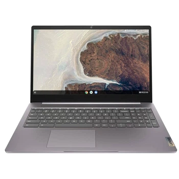 Ультрабук Б-класс Lenovo IdeaPad 3 Chrome 15IJL6 / 15.6" (1920x1080) IPS / Intel Celeron N4500 (2 ядра по 1.1 - 2.8 GHz) / 8 GB DDR4 / 128 GB eMMC / Intel UHD Graphics 630 / WebCam / ChromeOS б/у