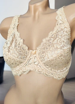 Бюстгальтер кружевной FS Rene Rofe мягкая чашка 36D Beige (7780)