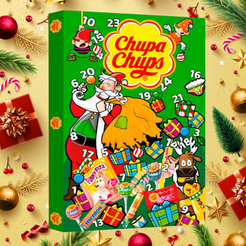 Адвент календар Chupa Chups Чупа Чупс Calendrier 180г