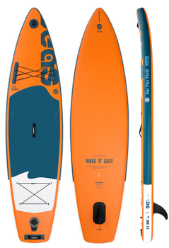 Deska SUP pompowana Magboss Beach Dolphin 98164 Pomarańczowa (5904041148033)
