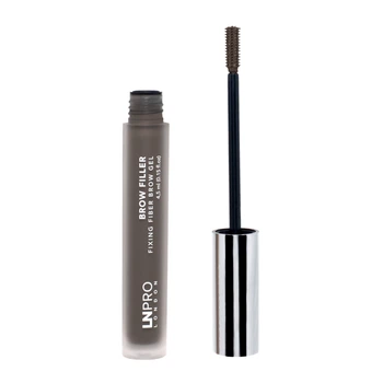 LN PRO Туш для брів відтіночна Brow Filler Fixing Fiber Brow Gel №102 (темно-коричневий) 4,5 мл
