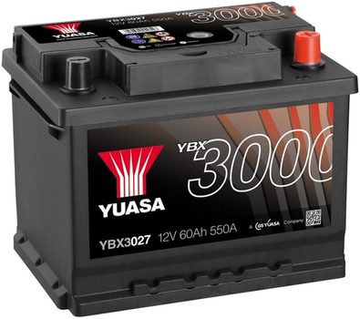 Автомобильный аккумулятор Yuasa 12V 60Ah SMF Battery YBX3027 (0) (YBX3027)