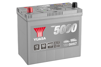 Автомобильный аккумулятор Yuasa 12V 50Ah Silver High Performance Battery Japan YBX5057 (1) (YBX5057)