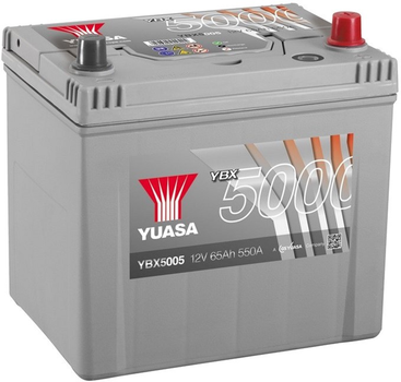 Автомобильный аккумулятор Yuasa 12V 65Ah Silver High Performance Battery Japan YBX5005 (0) (YBX5005)