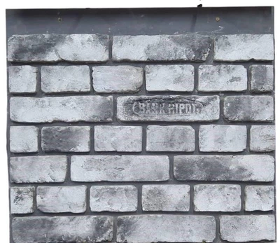 Окрашенный гипсовый кирпич Старинный чёрно белый (1м2)