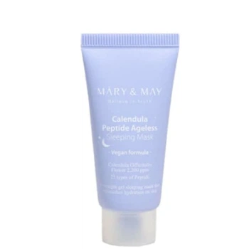 Нічна маска Mary&May Calendula Peptide Ageless Sleeping Mask антивікова з пелюсток календули 30 г