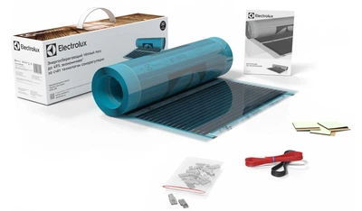 Теплый коврик пол пленочный теплый Electrolux ETSS 220-4 инфракрасная саморегулирующаяся подстилка с подогревом мягкий комплект инфракрасной пленки универсальный нескользящий коврик грелка с режимами нагрева для ног спины и сиденья для дома и офиса