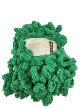 Пряжа "Puffy" 100гр зелена