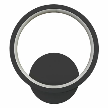 Світильник світлодіодний настінний, LED бра LUMINARIA ORION 18W R200 CCT BLACK (Чорний)