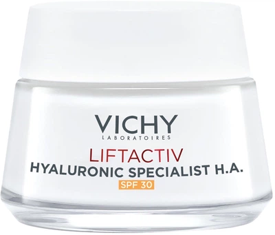 Артивіковий крем Vichy Liftactiv Hyaluronic Specialist H.A. для корекції зморшок та пружності всіх типів шкіри обличчя SPF30 50 мл (3337875719124)