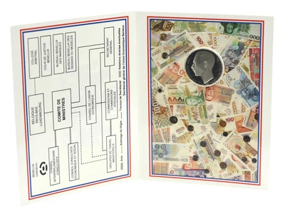 Монета Бенилюкс 250 франков 1994 Серебро Proof 50 лет договору Бенилюкс (Ag 925, 18,75 грамм)