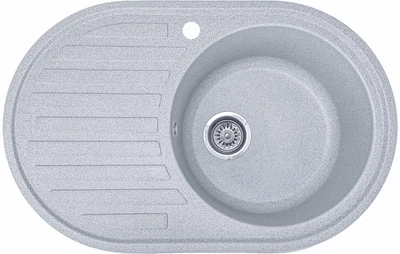 Мийка кухонна, керамогранітна, EcoLine 27L 770х495х210мм Сіра