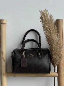 Сумка жіноча Mini Rowan Crossbody In Signature шоколадне барило