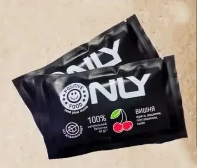 Натуральный батончик "ONLY" вишня Positive Food 40 г 2шт