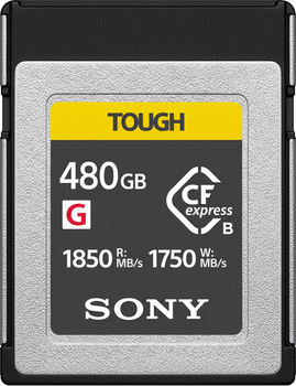 Карта памяти Sony CFexpress Type B 480GB UHS-II U3 V90 (CEBG480T.CE7)