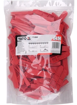 Система вирівнювання плитки Yato YT-36945 клини Y 150 шт (5906083125171)