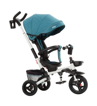 Детский трехколесный велосипед TILLY FLIP T-390/1 складной (Зеленый)