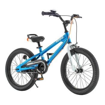 Детский двухколесный велосипед Royal Baby Freestyle-7 18 дюймов RB18B-6P (Синий)